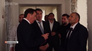 Заур Аскендеров и Джамбулат Салавов проинспектировали ход капремонта школы-интерната