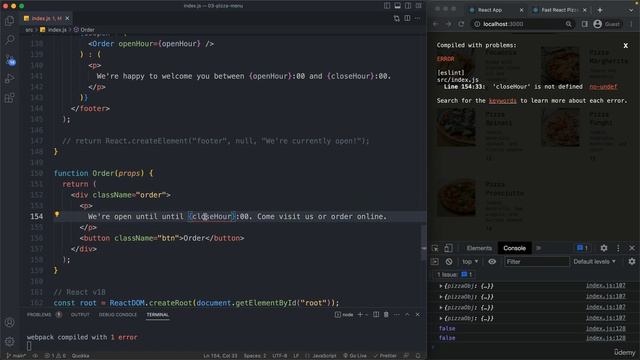 The Ultimate React Course 2023 React, Redux &amp; More