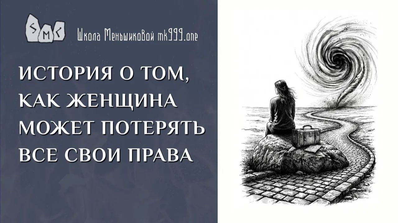 История о том, как женщина может потерять все свои права