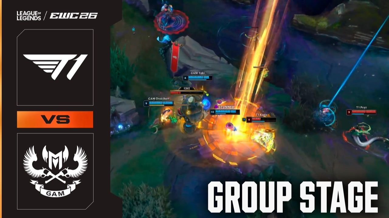 16.07.2026 | ХАЙЛАЙТЫ | T1 vs GAM Esports |  LOL | LOL at EWC 26 - Групповая Стадия