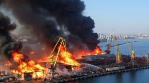 🥱Массированная атака России на порт в Одессе,всё прошло прелестно, ЧВК НАТО неивствовали