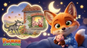 Три Поросёнка 🐷🌙 | Сказка на ночь | Лисёнок Рыжик — Мультики перед сном