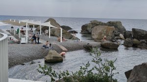 Море🌊! Детский пляж 🏖️! Алупка!