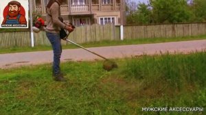 КОСИМ СЫРУЮ ТРАВУ БЫСТРО ПОСЛЕ ДОЖДЯ. Мой авторский метод