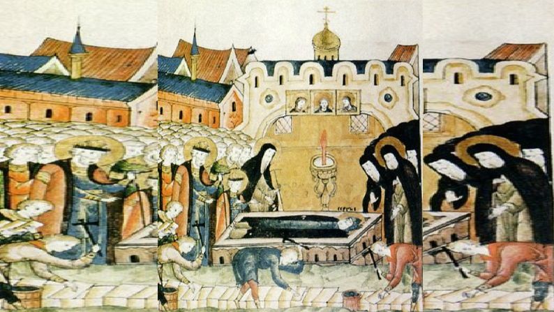 3-й, 6-й часы. Литургия. Свято-Троицкий Александра Свирского монастырь. смотреть онлайн