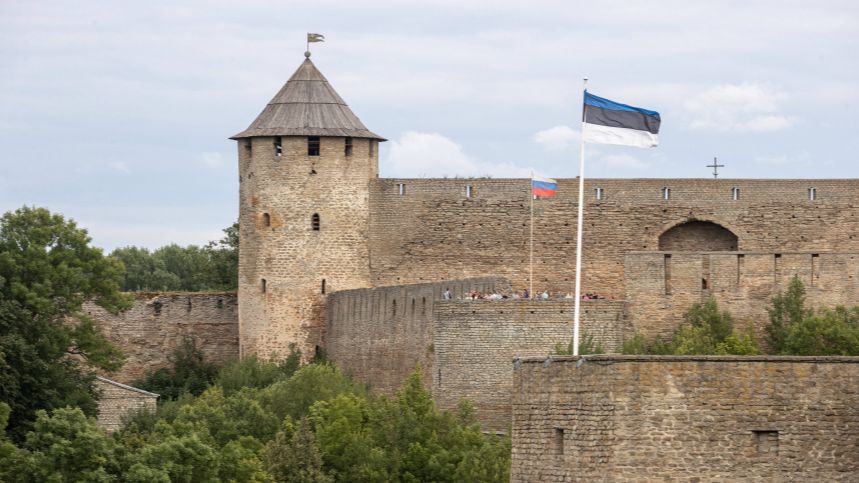Потасовки и 10 часов ожидания: в Нарве на границе с РФ продают места в очереди смотреть онлайн