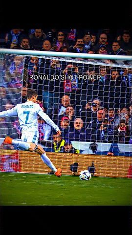 Ronaldo's Shot Power ☠️ #ronaldo #shorts #football #powerful #edit #viralvideo