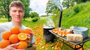 Переработка 50 кг апельсинов в вкусные продукты 🍊