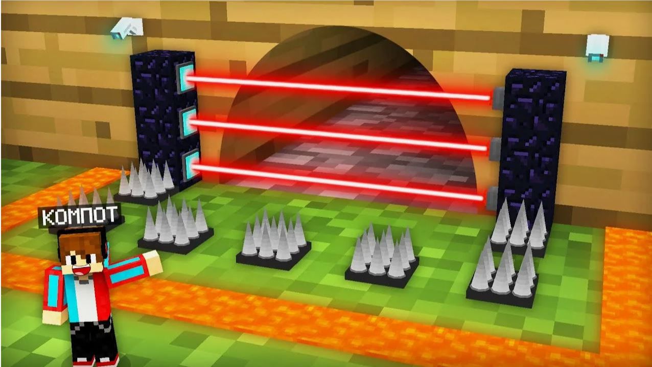 ЭТО САМАЯ МАЛЕНЬКАЯ ЗАЩИТА В МАЙНКРАФТ Компот Minecraft смотреть онлайн