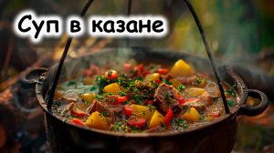 Суп в казане
