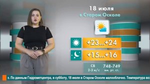 Погода в Старом Осколе на 18 июля