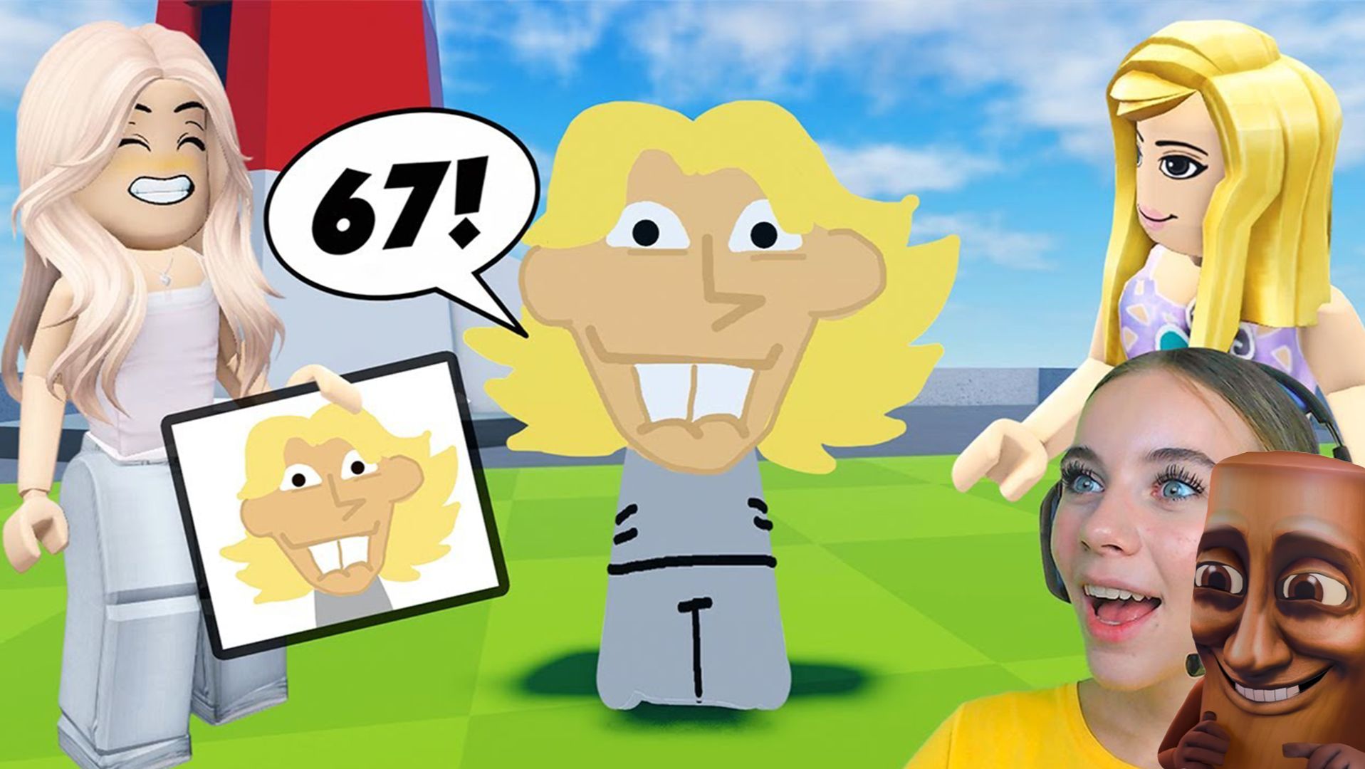 РИСУЮ 67 ОЖИВАЕТ в ROBLOX! С АЛЁНОЙ смотреть онлайн