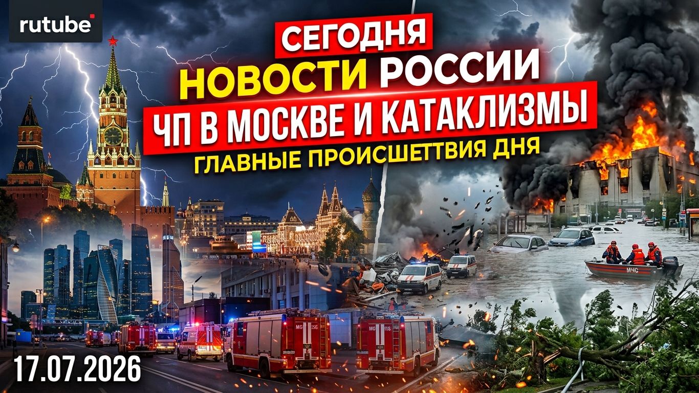 НОВОСТИ СЕГОДНЯ 17.07.2026 | ЧП в Москве, разрушительные катаклизмы, главные происшествия в России смотреть онлайн