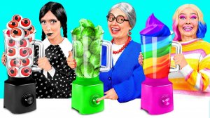 Кулинарный Челлендж# Уэнсдей Против Бабушки # Смешные Челленджи