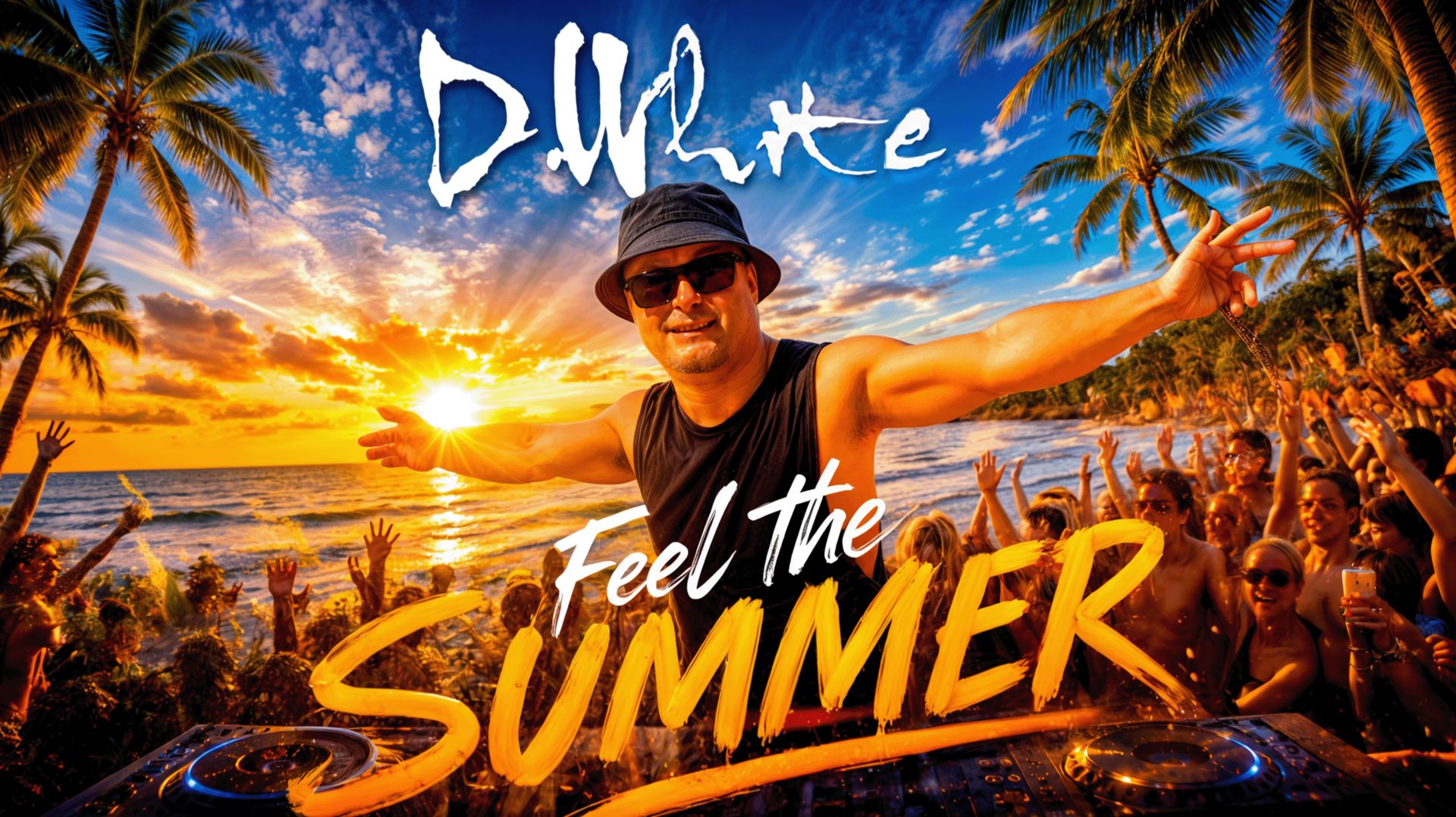 D.White - Feel the Summer (Official Music Video). New Song 2026, Pop Rock, Synthpop, Dance Music смотреть онлайн