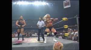 FULL MATCH: Lex Luger & The Giant vs. Dennis Rodman & Hollywood Hogan: WCW Bash at the Beach 1997