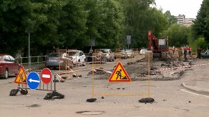 (Рыбинск-40) УЛИЦА КОЛЬЦОВА ЧАСТИЧНО ПЕРЕКРЫТА
