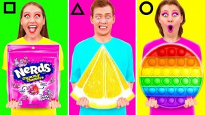 Геометрический Челлендж с Едой с DaGaDa Challenge