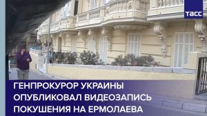 Генпрокурор Украины опубликовал видеозапись покушения на Ермолаева в Монако