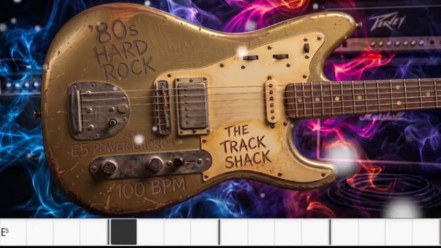 80s Hard Rock Guitar Backing Track in E смотреть онлайн