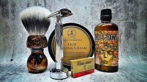 Бритье! Yaqi «Sentinel 1.50» - Perma-Sharp - Yaqi «Карамель» - TOBS «Oud» - A&E «Peach & Cognac»