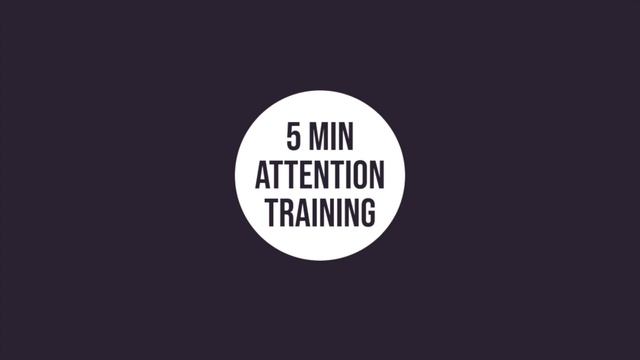 5 Min Brain Training - Focus and Concentration