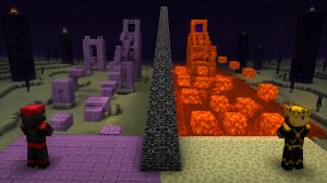 УЖАСТИК И ПРО СТРОЯТ ЛОВУШКИ В ПОРТАЛЕ | МУЛЬТИК MINECRAFT