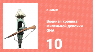 Военная хроника миленькой девочки 10 серия (аниме-сериал, 2017)
