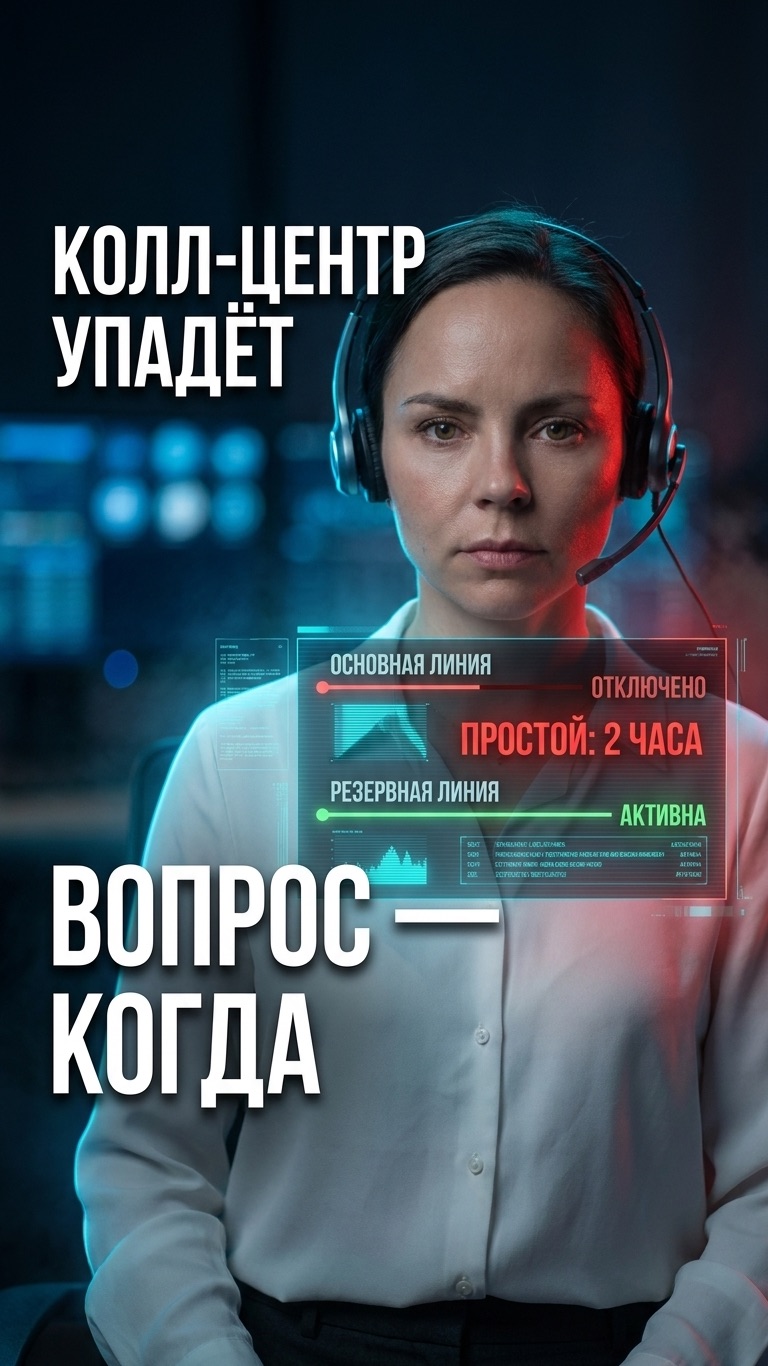 🚨 Резервный колл-центр: аварийное переключение без потери звонков