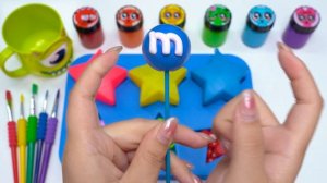 ИЗГОТОВЛЕНИЕ 6 ЦВЕТНЫХ ЗВЕЗД-ИГРУШЕК 🎨 С МИЛЫМИ СТАКАНЧИКАМИ! АСМР-РЕЛАКС