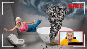 ТОРНАДО ТРИПОФОБИЯ У МЕНЯ ДОМА в Реальной Жизни! 🌪️ Скрытые камеры
