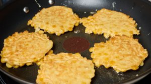 Кукурузные оладьи.