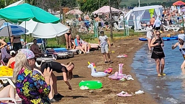 Весёлая Аквааэробика на озере Шира