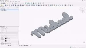FreeCAD для 3D–печати - Проект 05 из 40 пользовательских именных брелочных меток разноцветного цвета