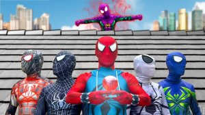 Spider-man Team VS Bad Alien. Жестокая битва против Злого Пришельца за жемчужину Человека-Паука