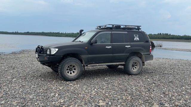 Конец первого дня автотрипа по Якутии на Тойота Лэнд Крузер 105
