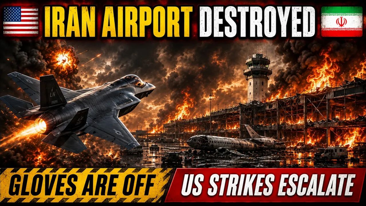BREAKING Trump DESTROYS Iran Airport – The Gloves Are Off смотреть онлайн