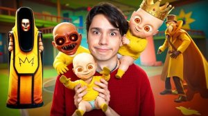 СБЕЖАЛ из ДЕТСКОГО САДА от МАЛЫША В ЖЁЛТОМ ▶︎ The Baby in Yellow: Crown Childcare
