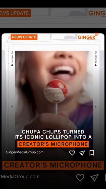 Chupa Chups transformed its iconic lollipop into a microphone смотреть онлайн