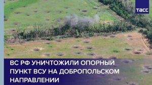 ВС РФ уничтожили опорный пункт ВСУ на добропольском направлении