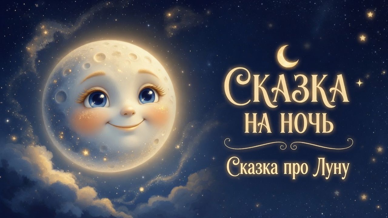 Колыбельная Сказка на Ночь — Серебряный сон Луны 🌙 Аудиосказка для быстрого засыпания детей