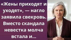 Жены приходят и уходят, а мать одна | Истории из жизни