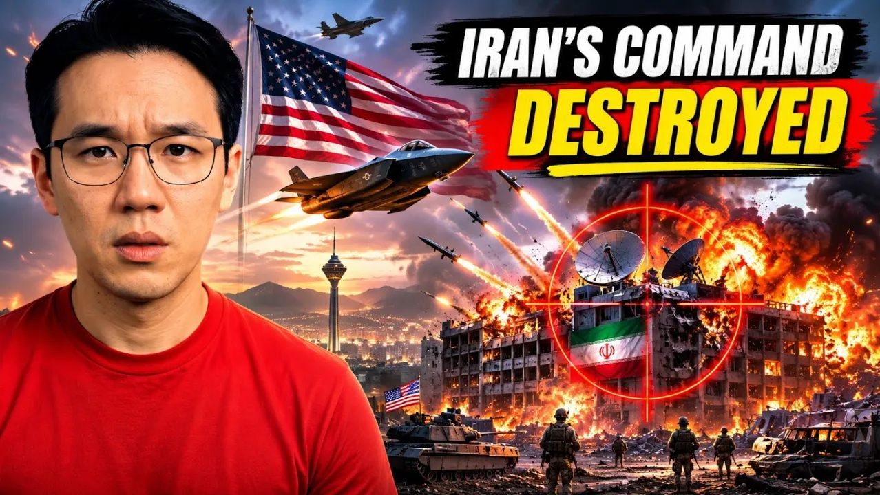 U.S. Military Just DESTROYED Iran's Military Command Network смотреть онлайн