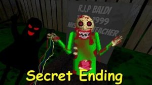 Baldi's Basics Trap Out Of Control (Secret Ending) - Secret