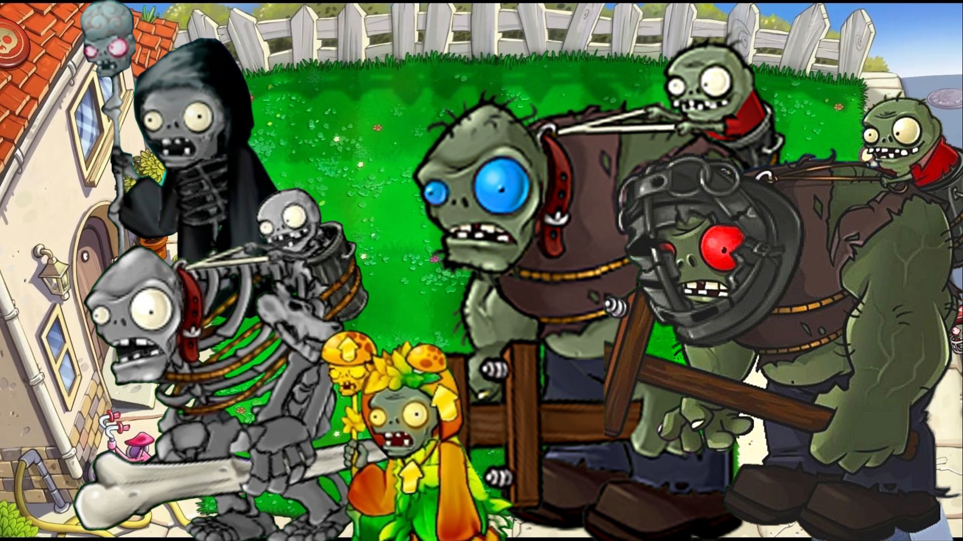 Растения против Зомби PvZ Hybrid v3.9 Plants vs Zombies ПвЗ битва прохождение топ смотреть онлайн
