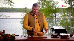 Запечённая свинина с овощами и кремом из баклажана | На гриле /69