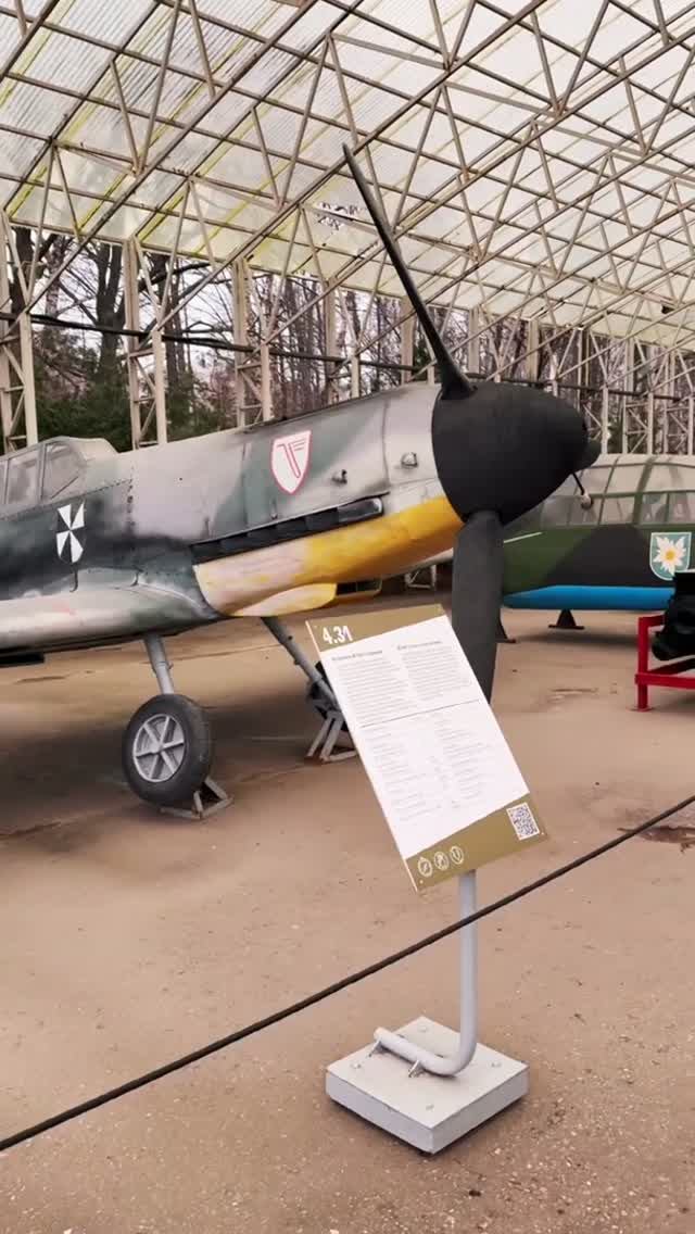Немецкий Bf 109 захваченный под Москвой