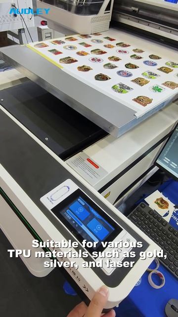 Audley UV6090 — 3 головки Epson i3200, печать логотипов по TPU-плёнке