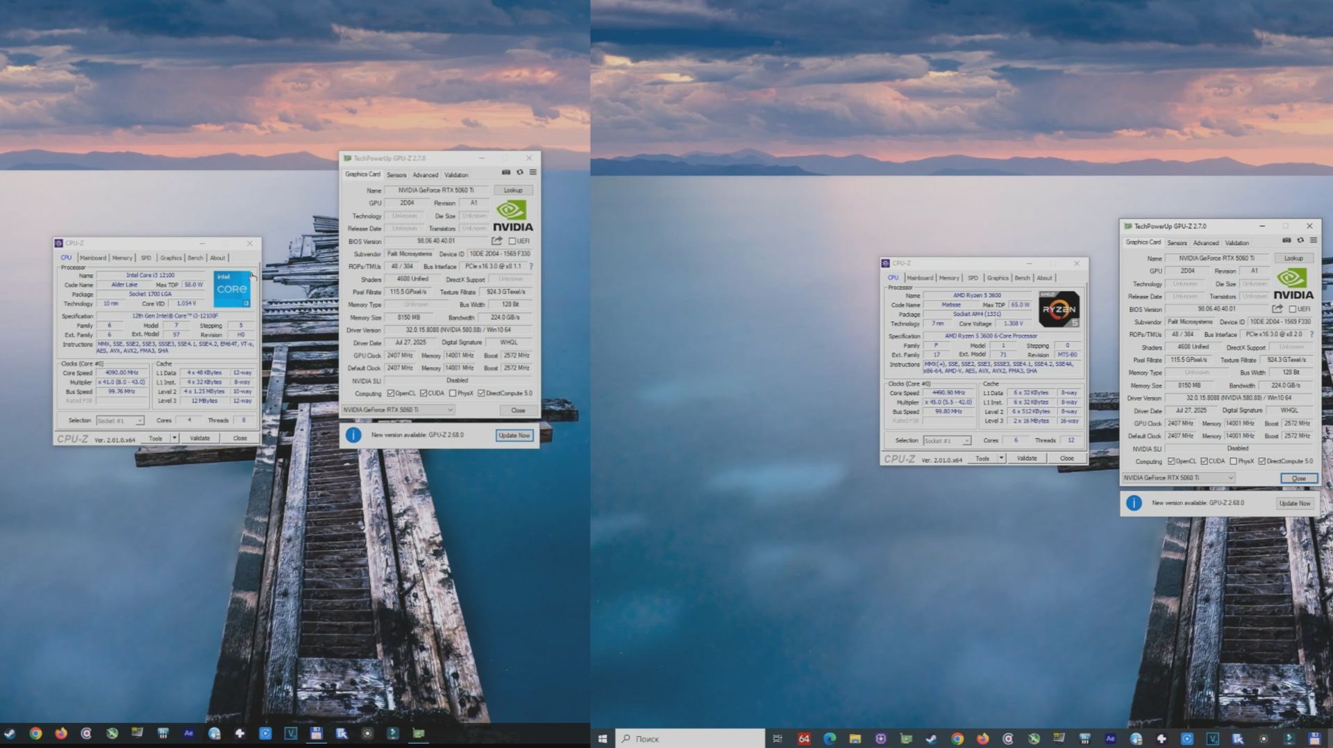 Xeon 2696v3 vs i5 12600kf vs i3 12100f vs Ryzen 5 3600 + RTX 5060 ti 8 gb 1440p смотреть онлайн