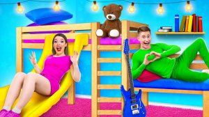 Мы построили двухэтажную кровать # 24 часа челлендж c Multi DO Challenge